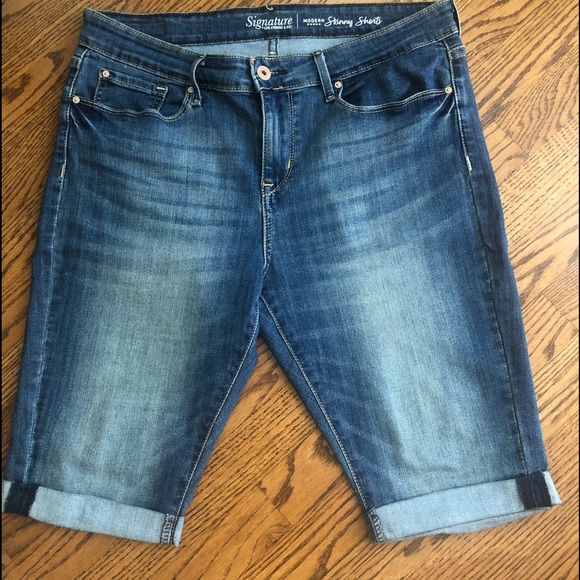 Signature by Levi Strauss Pants - Levi Strauss skinny short size 14